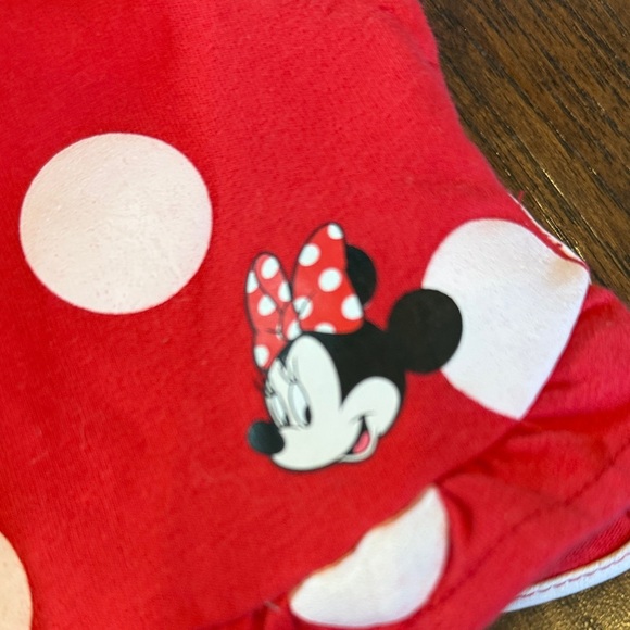 Red Polka Dot Minnie Mouse Shorts - Picture 2 of 5